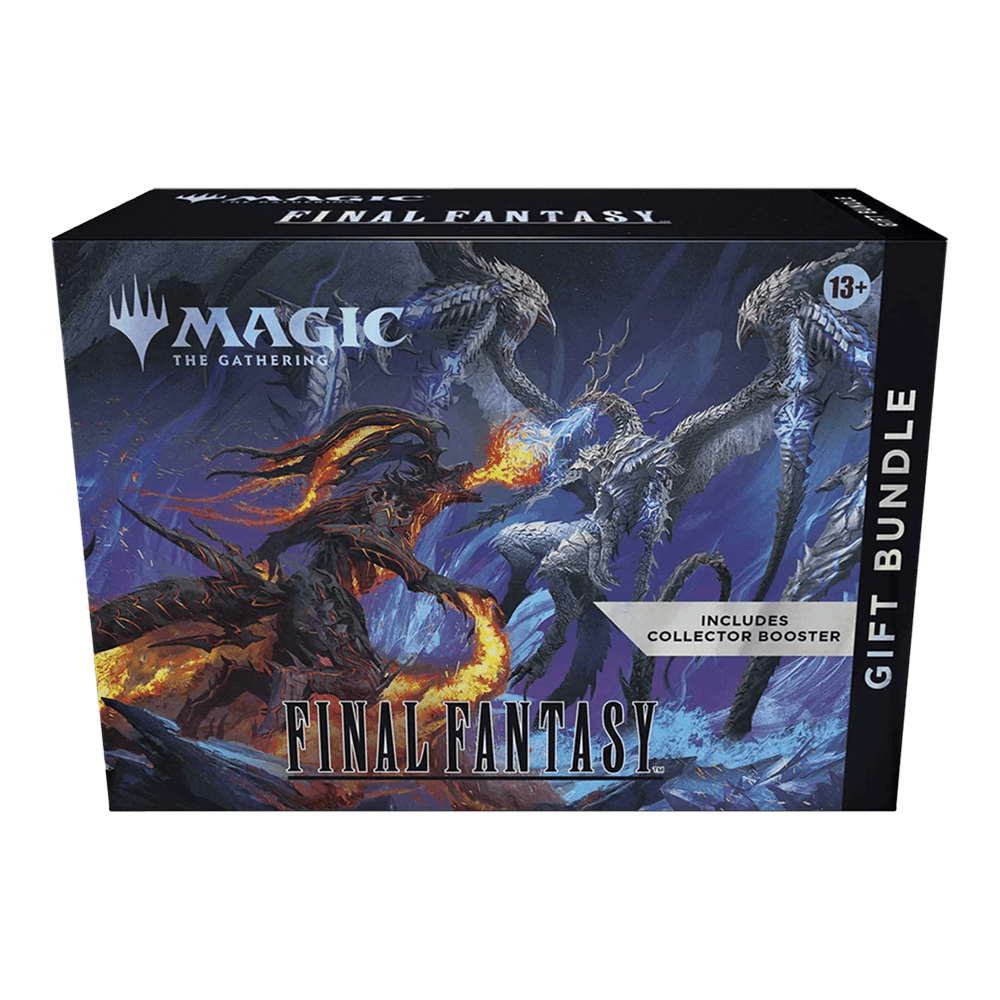 Magic: The Gathering: Final Fantasy Gift Bundle box with fantasy artwork and includes collector booster.