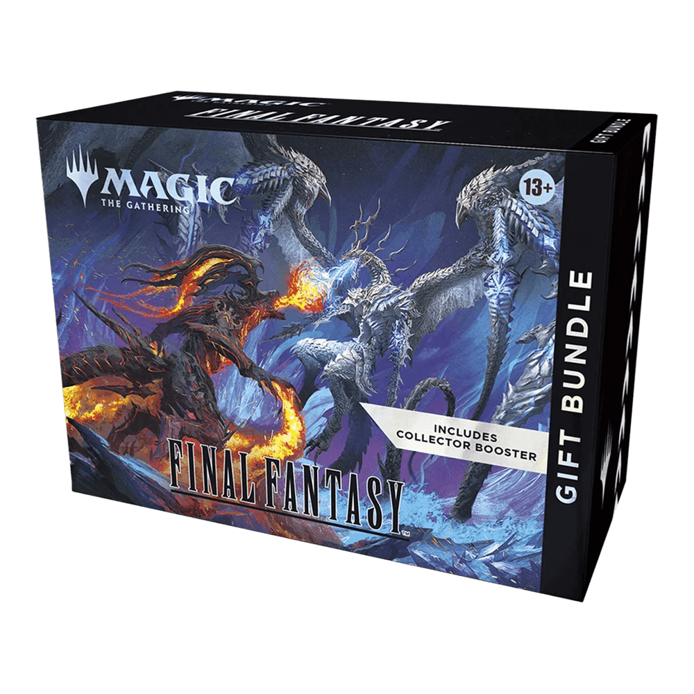 Magic: The Gathering: Final Fantasy Gift Bundle box with collector booster included.