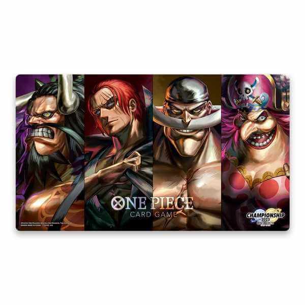 One Piece Card Game: Special Goods Set - Former Four Emperors playmat and characters illustration