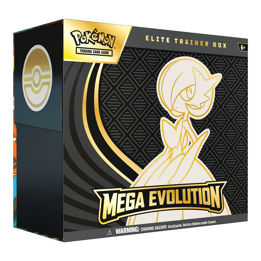 Pokémon TCG: Mega Evolution - Elite Trainer Box - Gardevoir featuring Mega Evolution artwork.