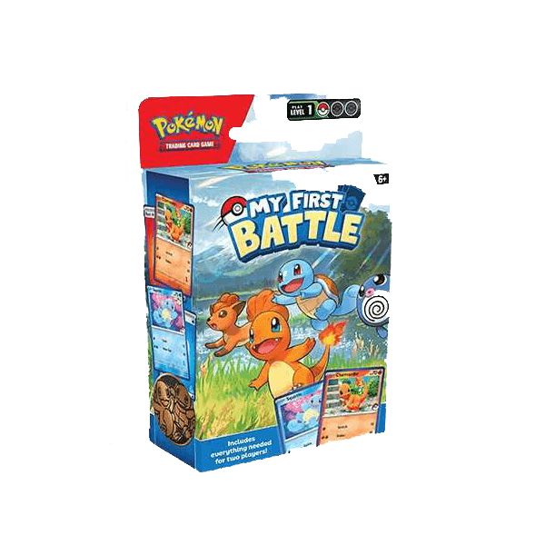Pokemon TCG: My First Battle - Charmander vs Squirtle starter set for beginners with Charmander and Squirtle cards