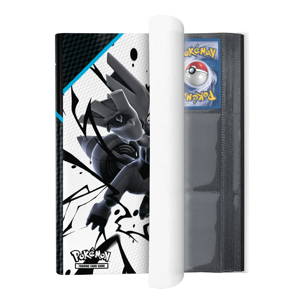 Pokémon TCG: Scarlet & Violet - Black Bolt - Binder Collection Zekrom showcasing cover design and card slots.