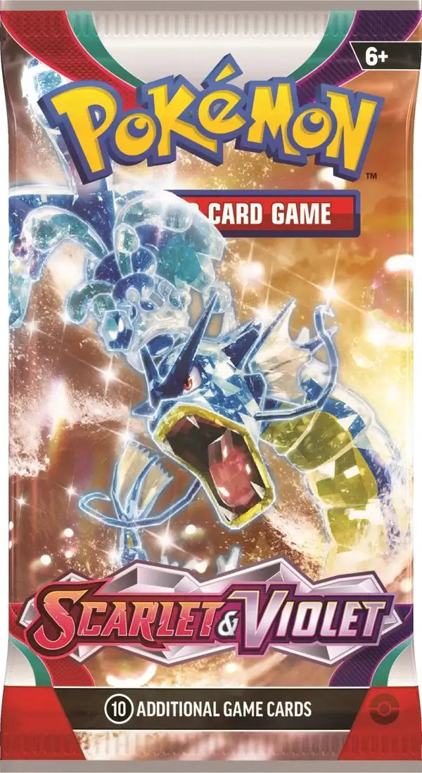 Pokémon TCG: Scarlet & Violet 1 Booster CDU pack featuring powerful new Pokémon ex and rare cards with stunning artwork.