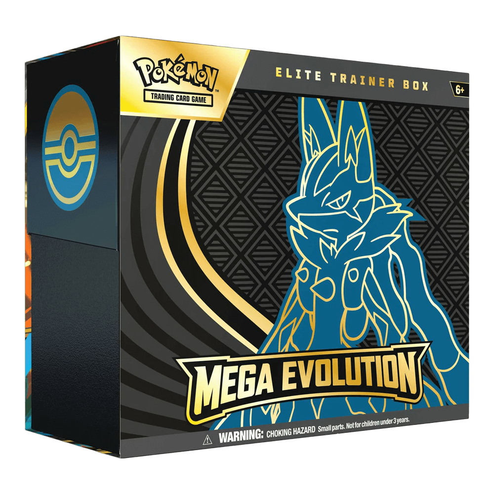 Pokémon TCG: Mega Evolution - Elite Trainer Box - Lucario featuring Mega Lucario ex on packaging