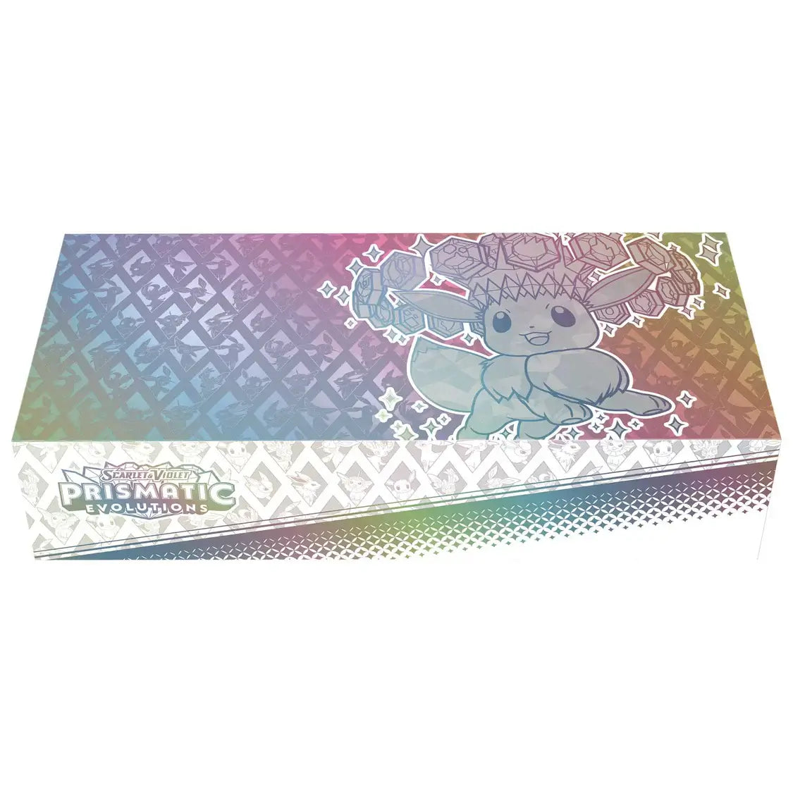 Pokémon TCG: Scarlet & Violet - Prismatic Evolutions - Super-Premium Collection box featuring Eevee illustration.