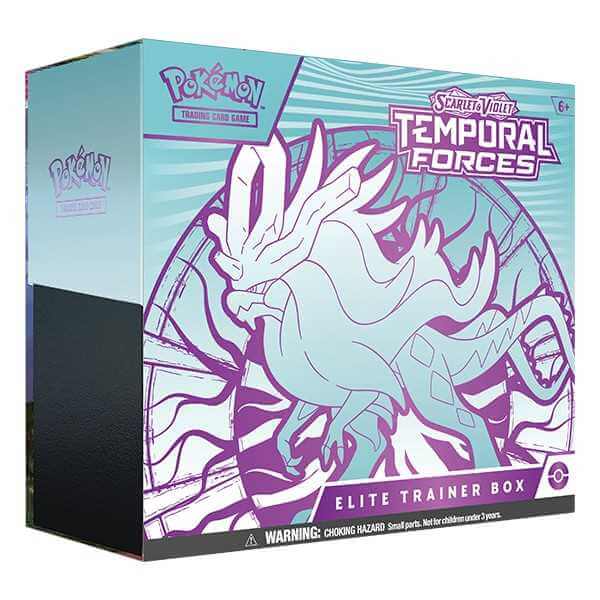 Pokémon TCG: Scarlet & Violet - Temporal Forces - Elite Trainer Box: Walking Wake packaging