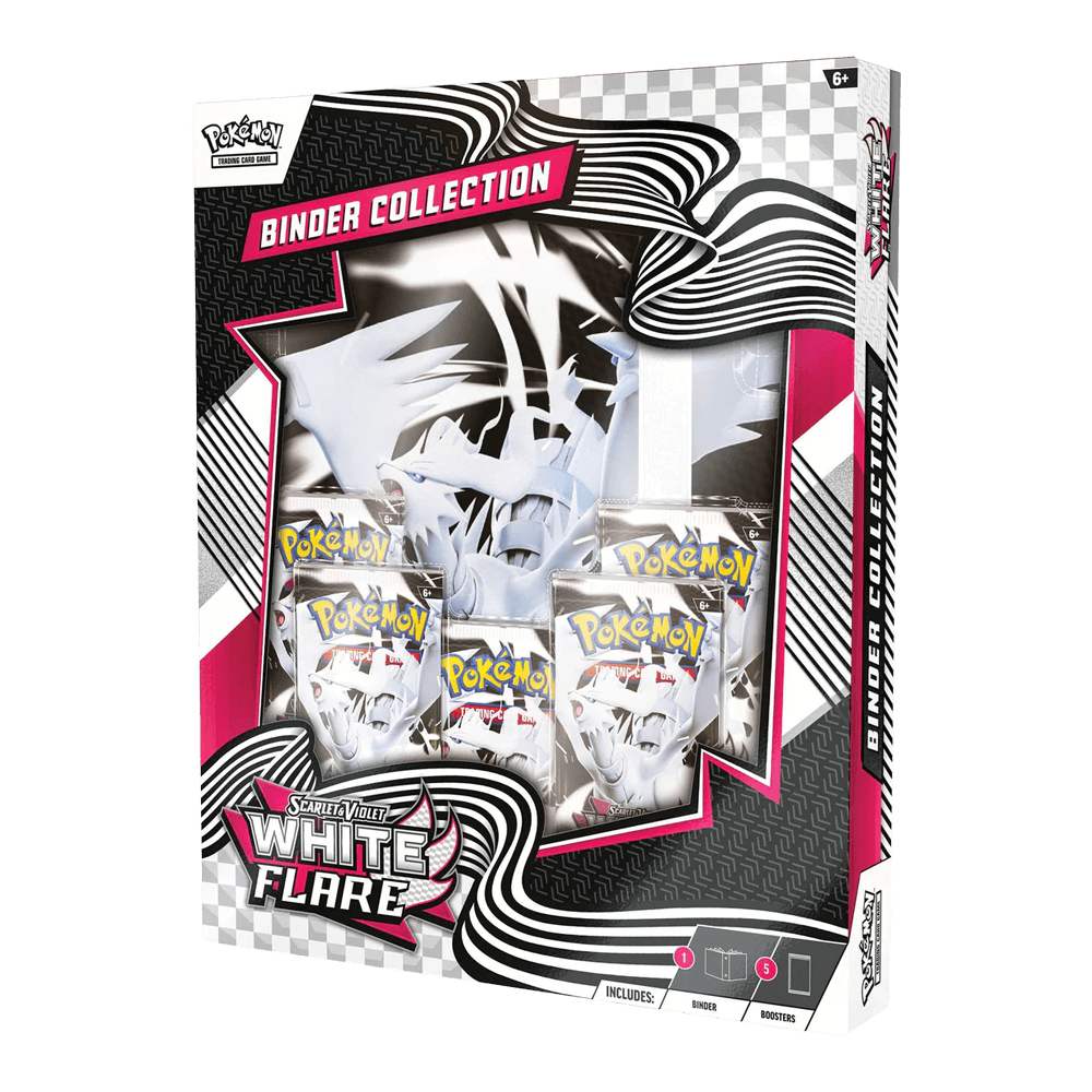 Pokémon TCG: Scarlet & Violet - White Flare - Binder Collection Reshiram with booster packs