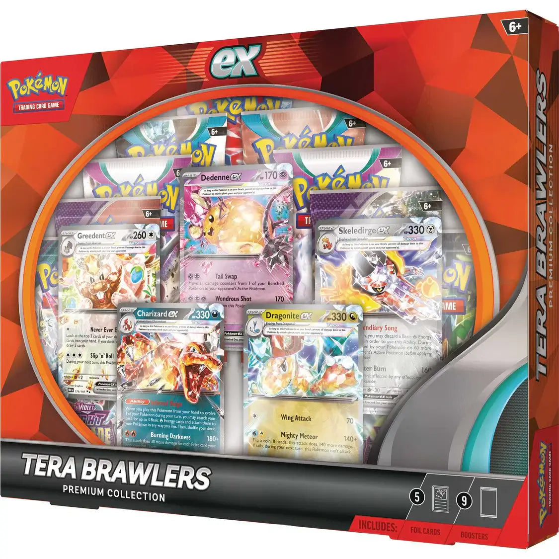 Pokemon Tera Brawlers Premium Collection box with Tera Pokémon ex cards