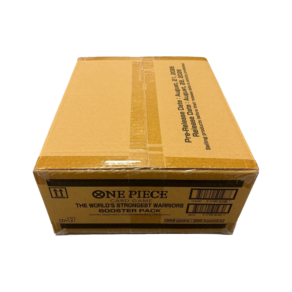 One Piece OP-17 Worlds Strongest Warriors Sealed Case 12 Boxes ENGLISH