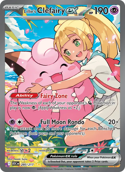 #280 Lillie's Clefairy ex