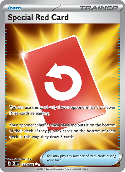 #113 Special Red Card