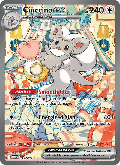 #119 Cinccino ex