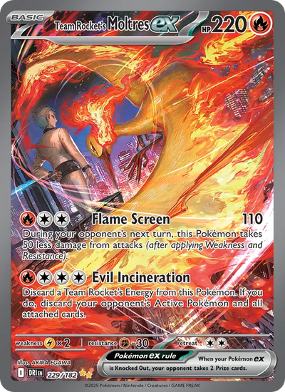 #229 Team Rocket's Moltres ex