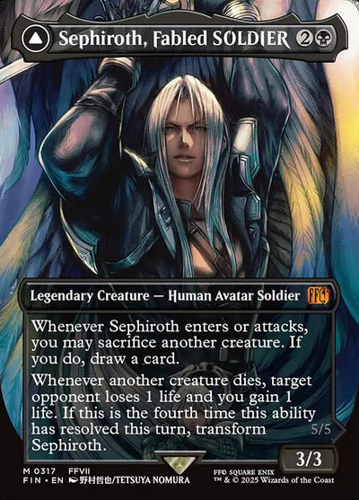 #317 Sephiroth, Fabled SOLDIER // Sephiroth, One-Winged Angel