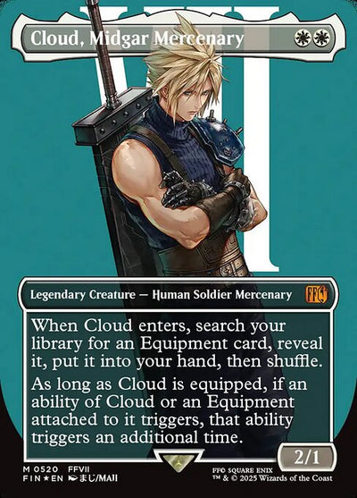 #520 Cloud, Midgar Mercenary