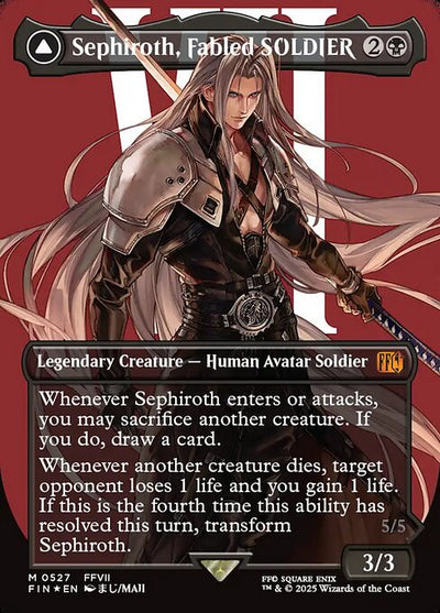 #527 Sephiroth, Fabled SOLDIER // Sephiroth, One-Winged Angel