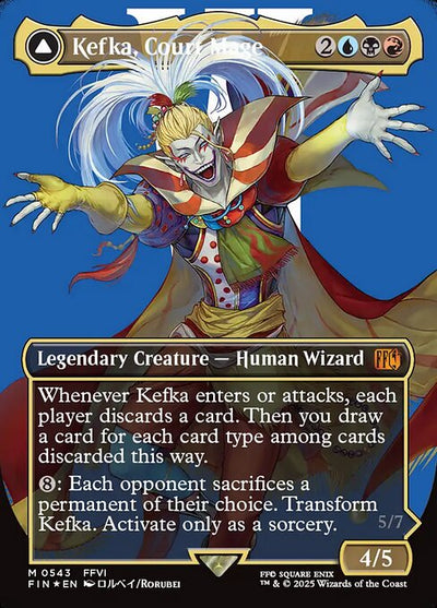 #543 Kefka, Court Mage // Kefka, Ruler of Ruin