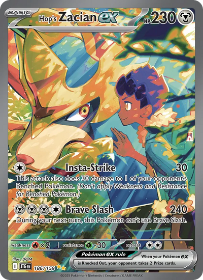 #186 Hop's Zacian ex