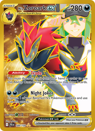 #189 N's Zoroark ex