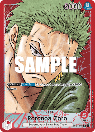 #001 Roronoa Zoro