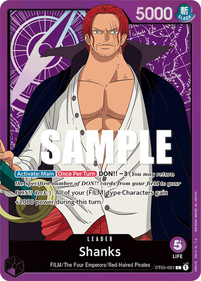 #001 Shanks