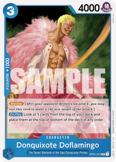 #OP01073 Donquixote Doflamingo