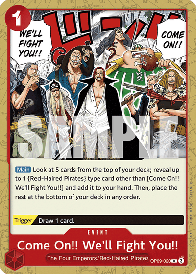 #OP09020 Come On!! We'll Fight You!!
