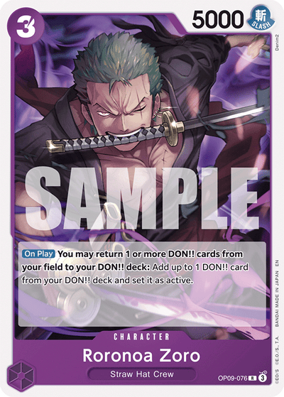 #OP09076 Roronoa Zoro