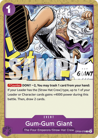 #OP09078 Gum-Gum Giant