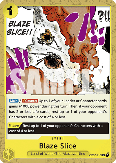 #OP07116 Blaze Slice