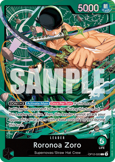 #OP12020 Roronoa Zoro