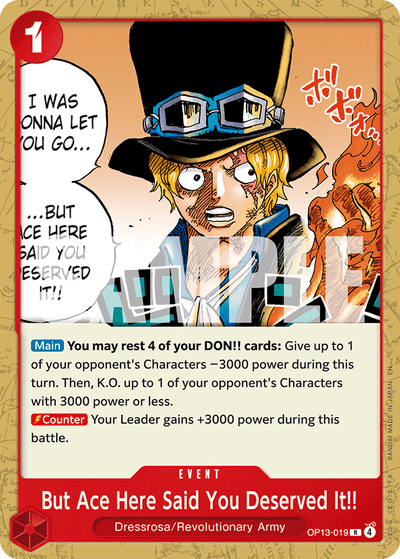 #OP13019 But Ace Here Said You Deserved It!!