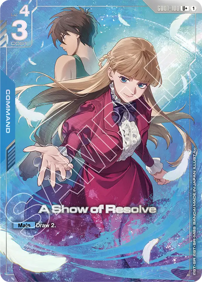 #GD01100 A Show of Resolve