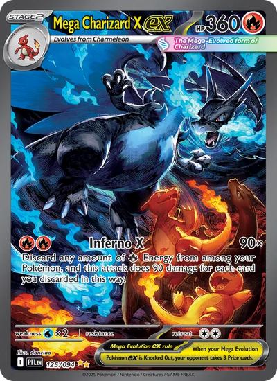 #125 Mega Charizard X ex