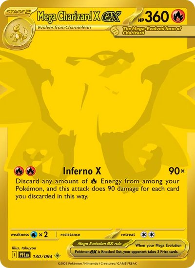 #130 Mega Charizard X ex