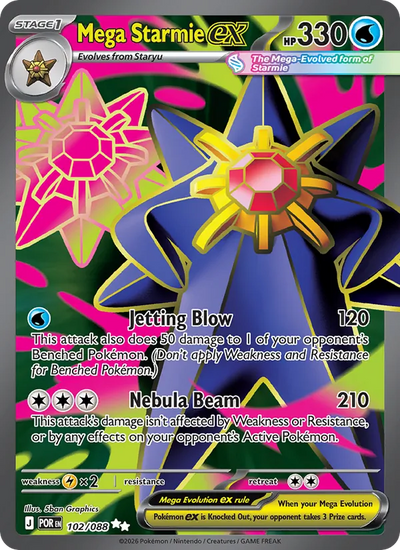 #102 Mega Starmie ex