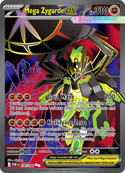 #104 Mega Zygarde ex