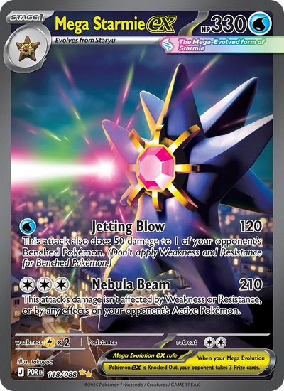 #118 Mega Starmie ex