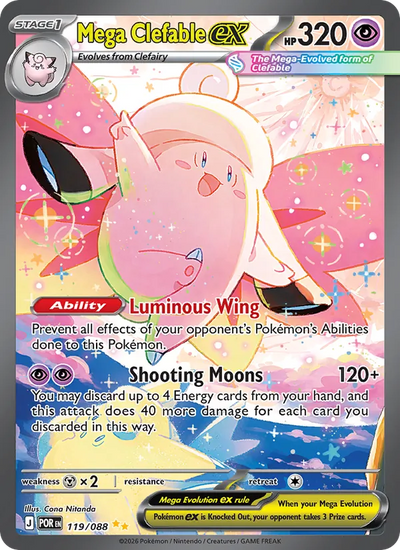 #119 Mega Clefable ex