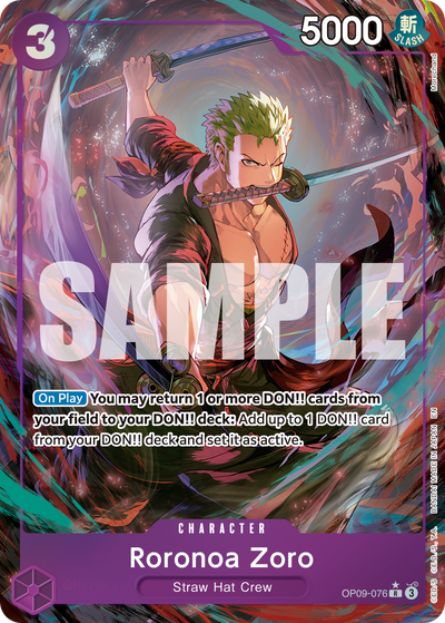 #OP09-076 Roronoa Zoro