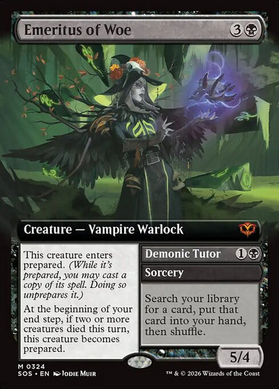 #324 Emeritus of Woe // Demonic Tutor