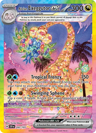 #242 Alolan Exeggutor ex