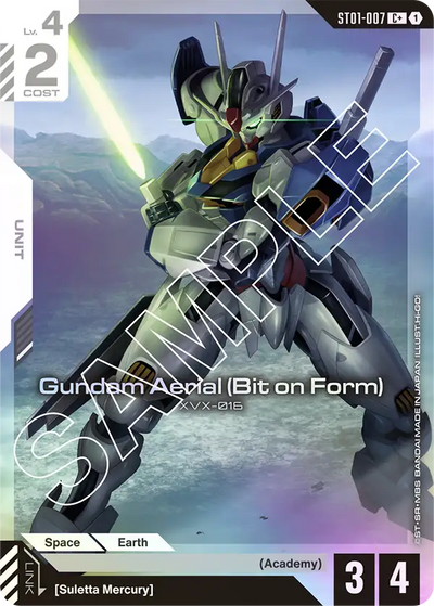 #007 Gundam Aerial (Bit on Form)