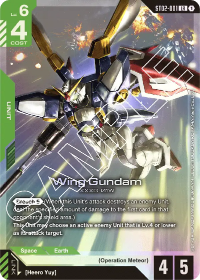 #001 Wing Gundam