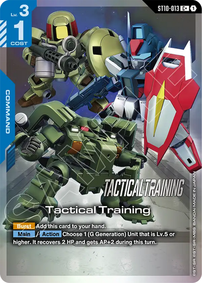 #013 Tactical Training