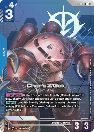 #001 Char's Z'Gok