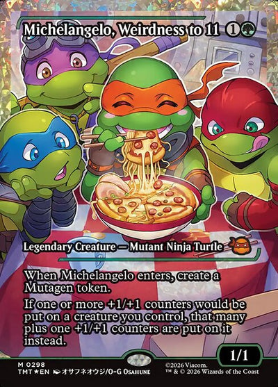#298 Michelangelo, Weirdness to 11