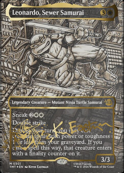 #301 Leonardo, Sewer Samurai