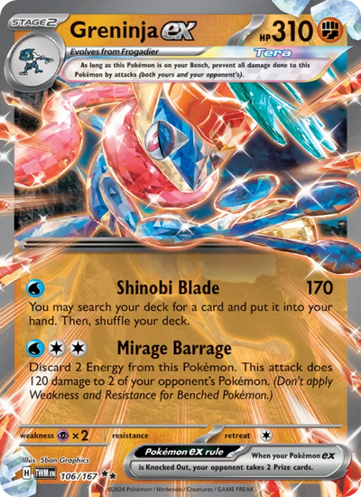 #106 Greninja ex