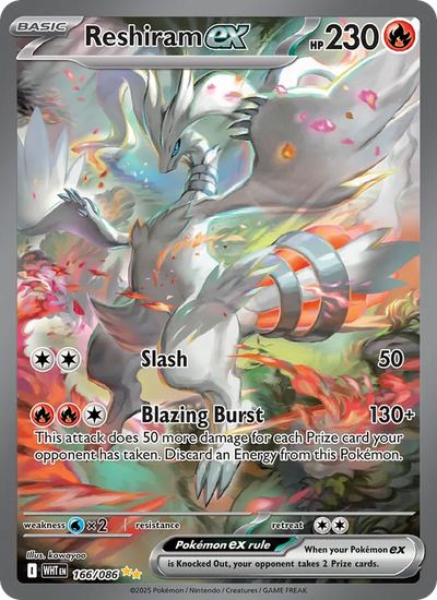 #166 Reshiram ex